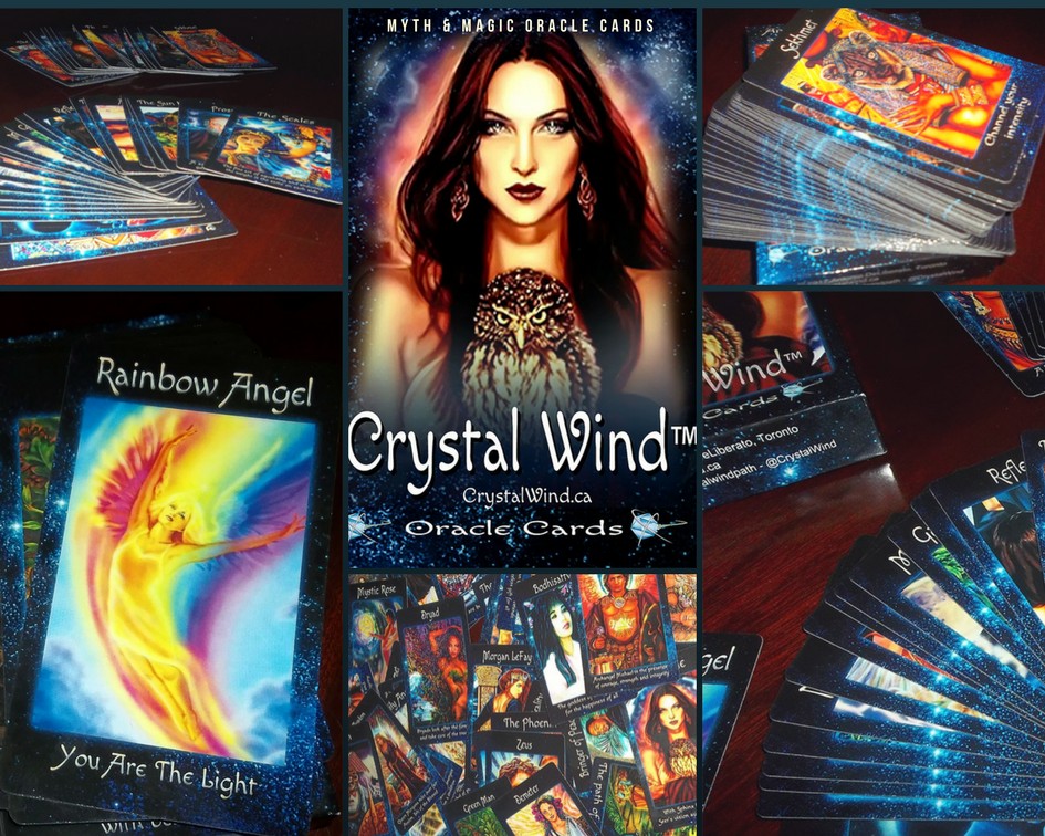 The Crystal Wind Oracle -Print Edition! crystal wind oracle deck